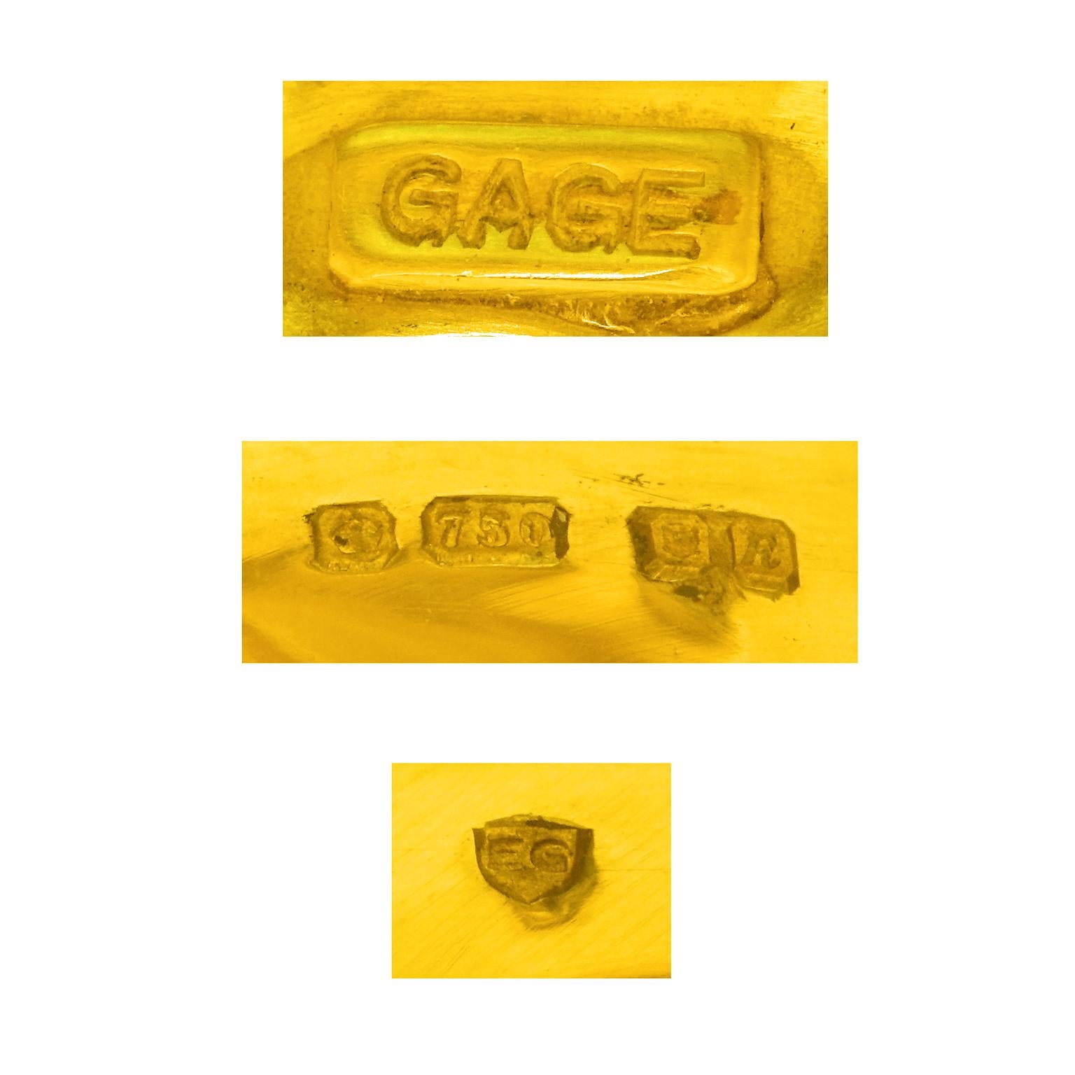Elizabeth Gage Renaissance-Revival-Turmalinring 18k Damen