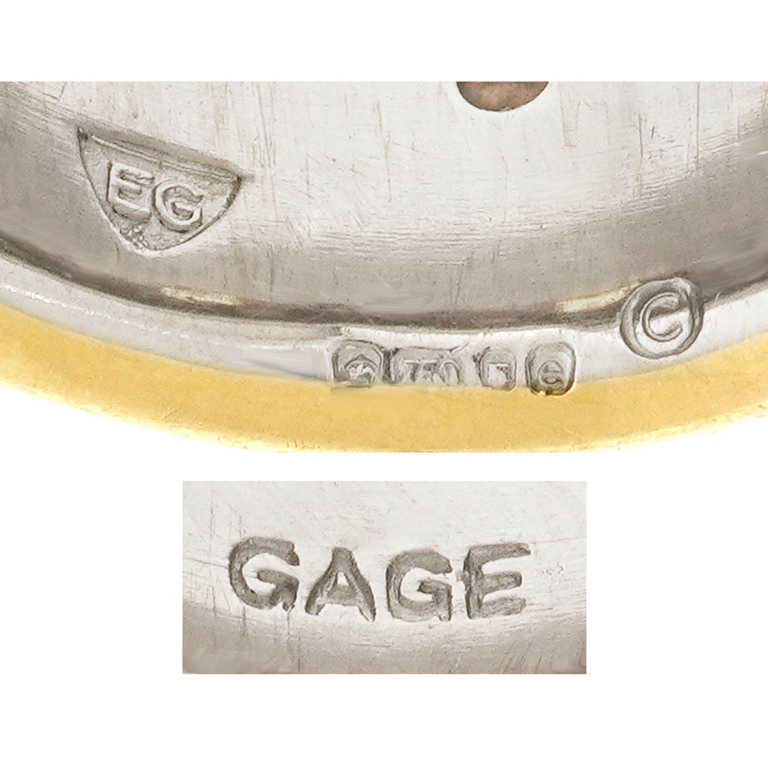 Women's or Men's Elizabeth Gage Templar Ring For Sale