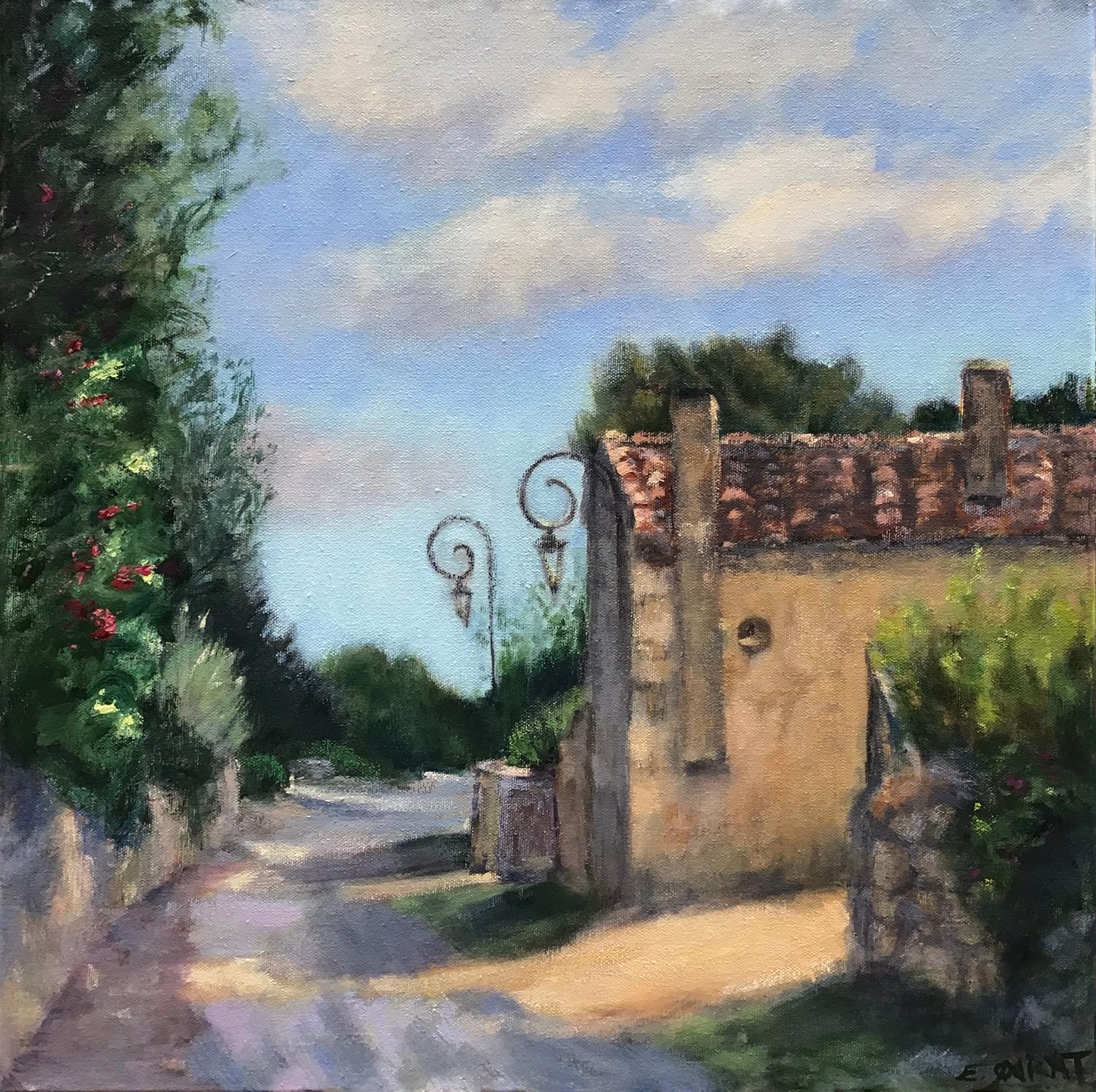 Provence: In a Tarascon Alley, a Vignette of Light, Oil Painting