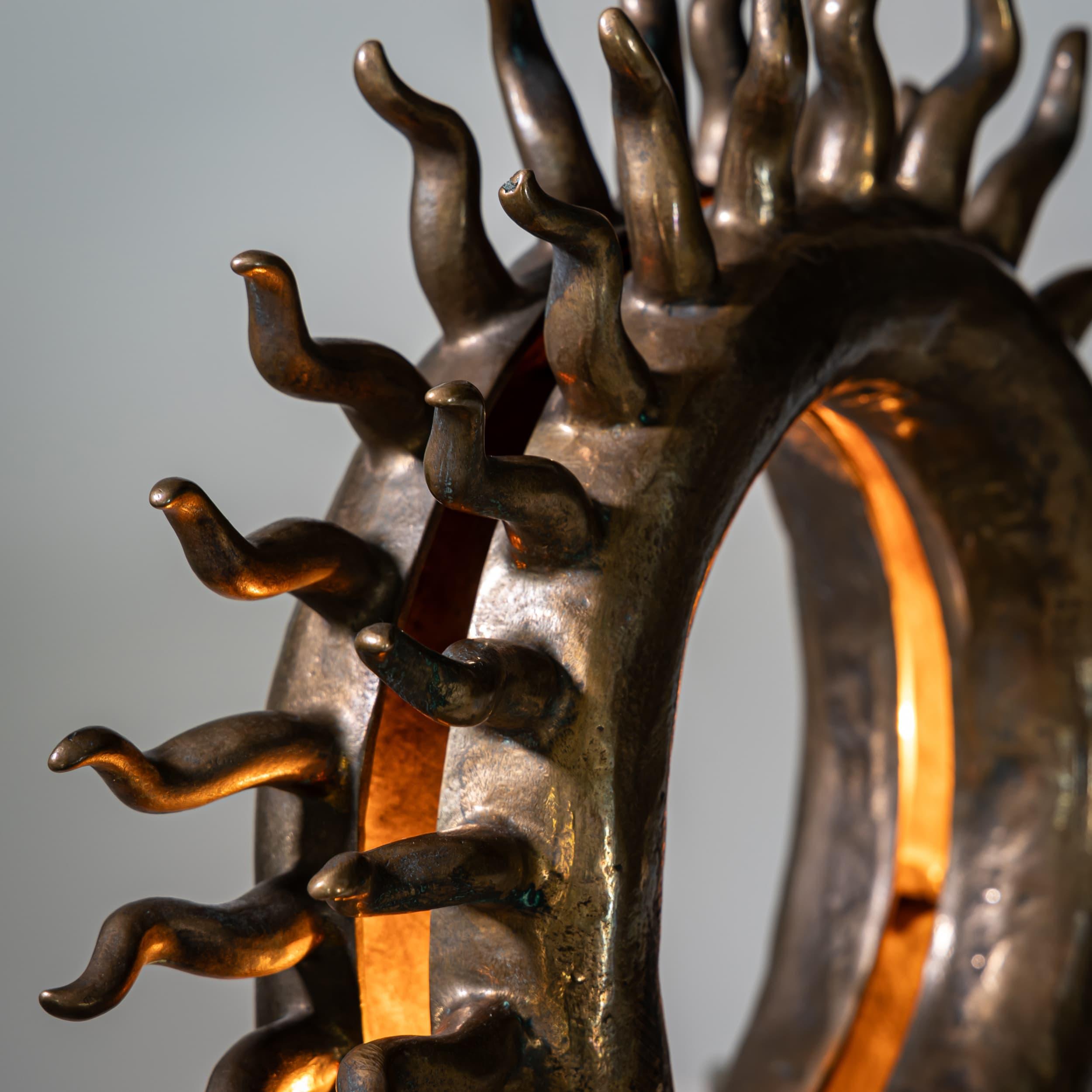 Elizabeth Garouste & Mattia Bonetti model Çiva Table Lamp For Sale 4