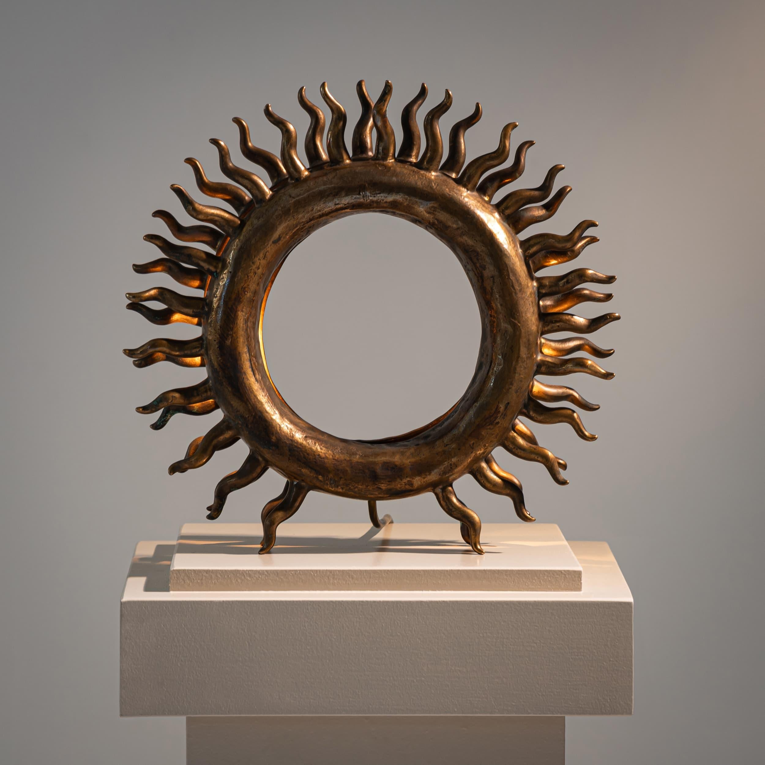 Bronze Elizabeth Garouste & Mattia Bonetti model Çiva Table Lamp For Sale