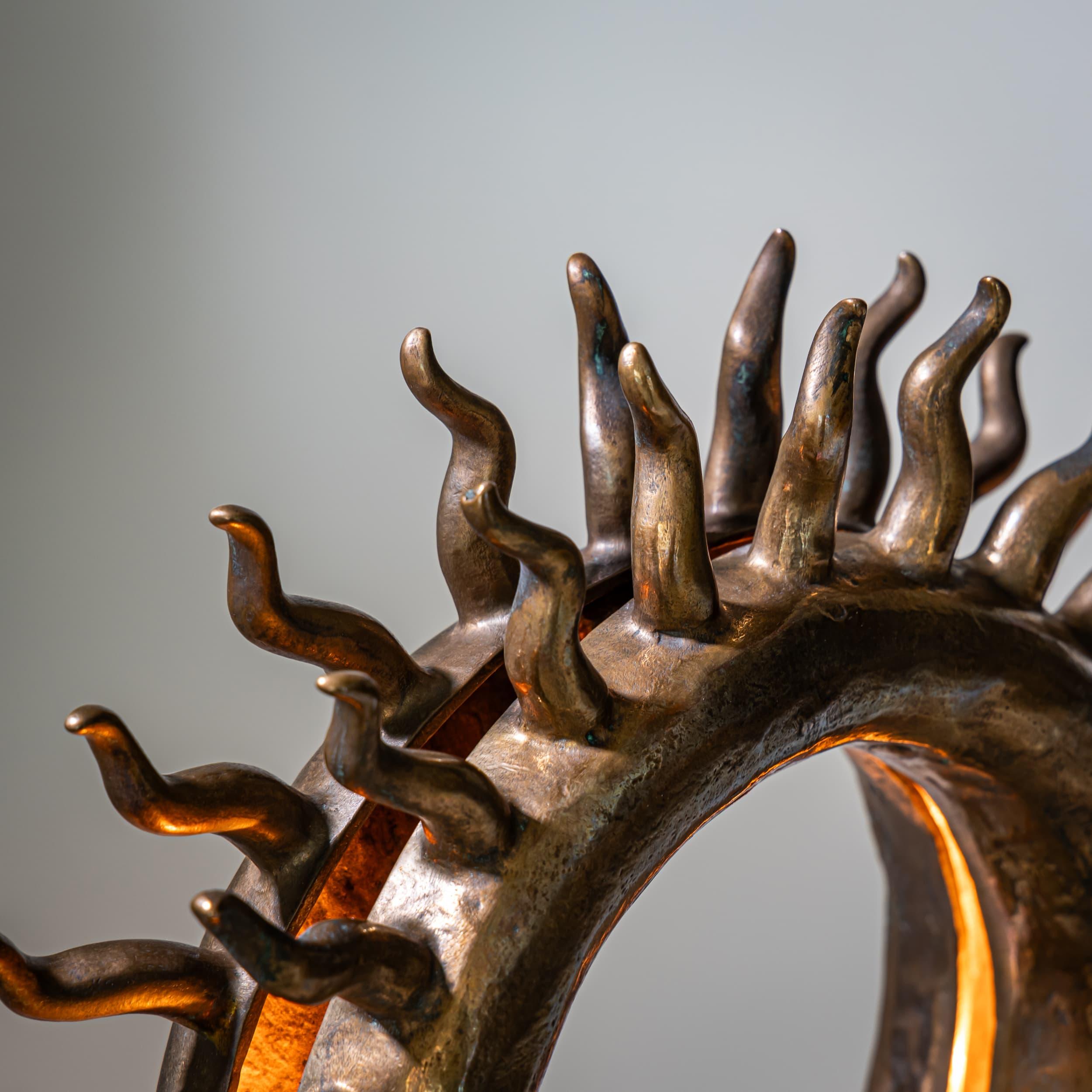 Elizabeth Garouste & Mattia Bonetti model Çiva Table Lamp For Sale 3