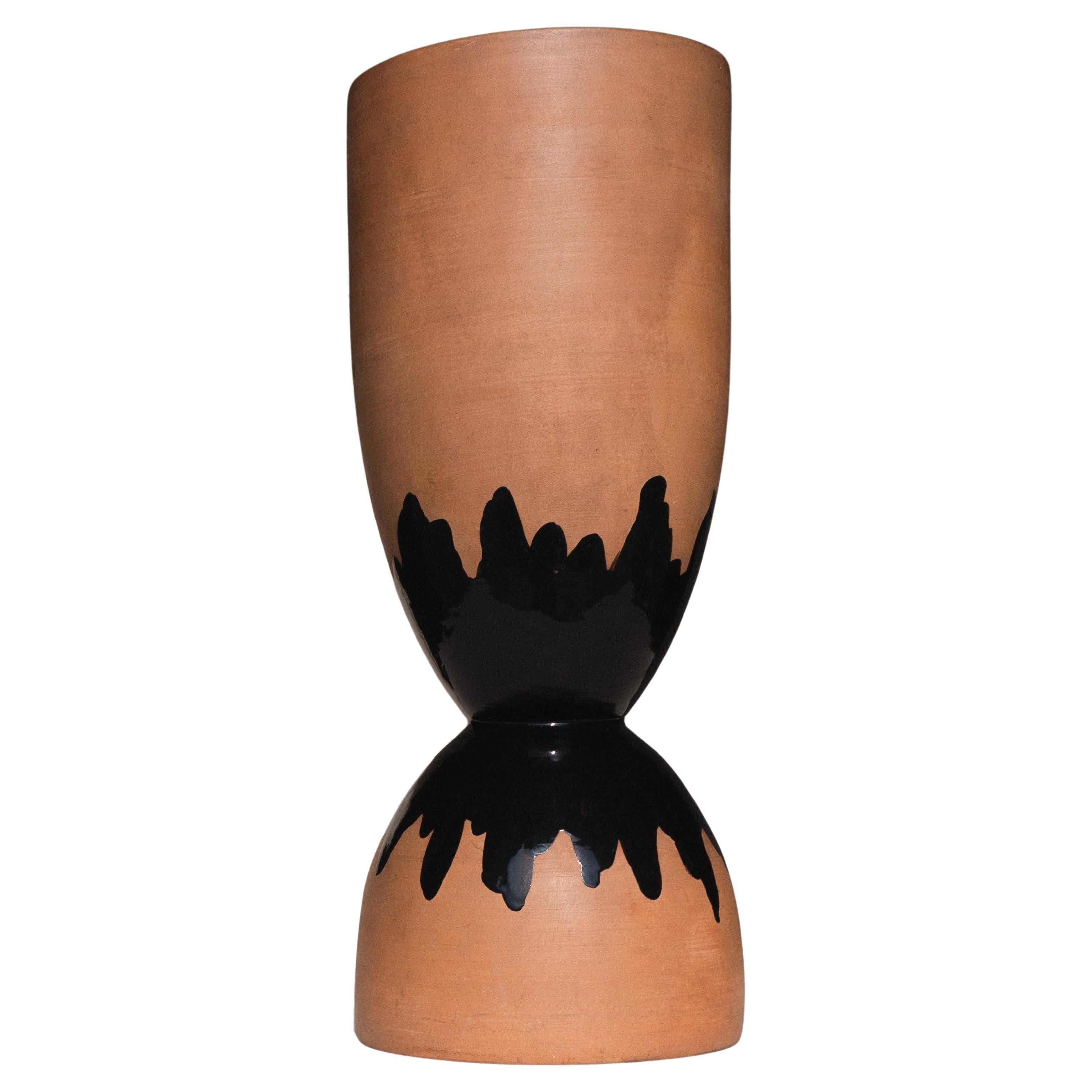 Elizabeth Garouste & Mattia Bonetti - Terracotta vase “Clip side down”