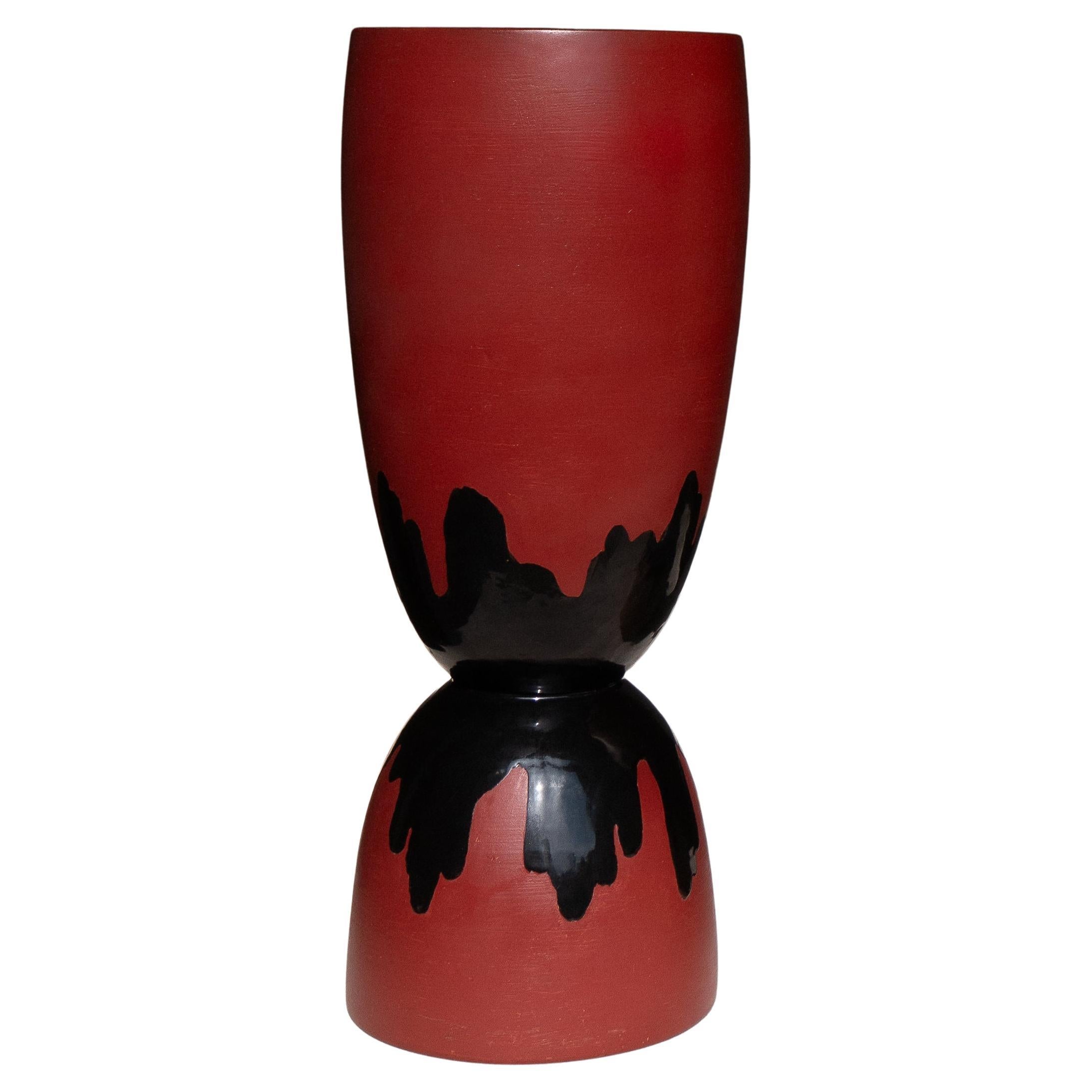 Elizabeth Garouste & Mattia Bonetti - Terracotta vase “Clip side down”