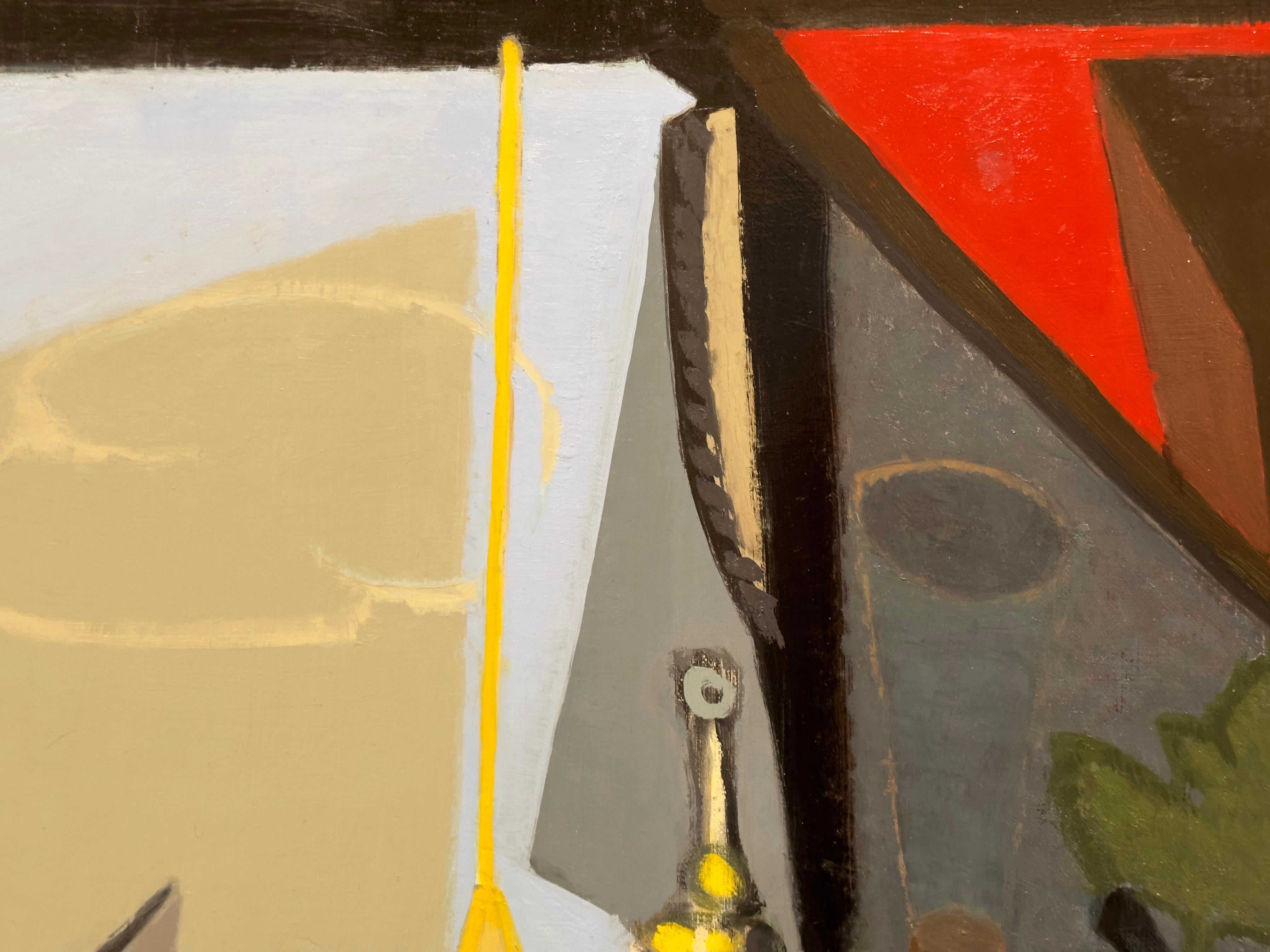Peinture à l'huile originale d'Elizabeth Geiger.

Elizabeth Geiger a obtenu un BA en peinture et en mathématiques à l'université de Virginie en 1990 et a poursuivi ses études artistiques à la New York Studio School et au Vermont Studio Center. Elle