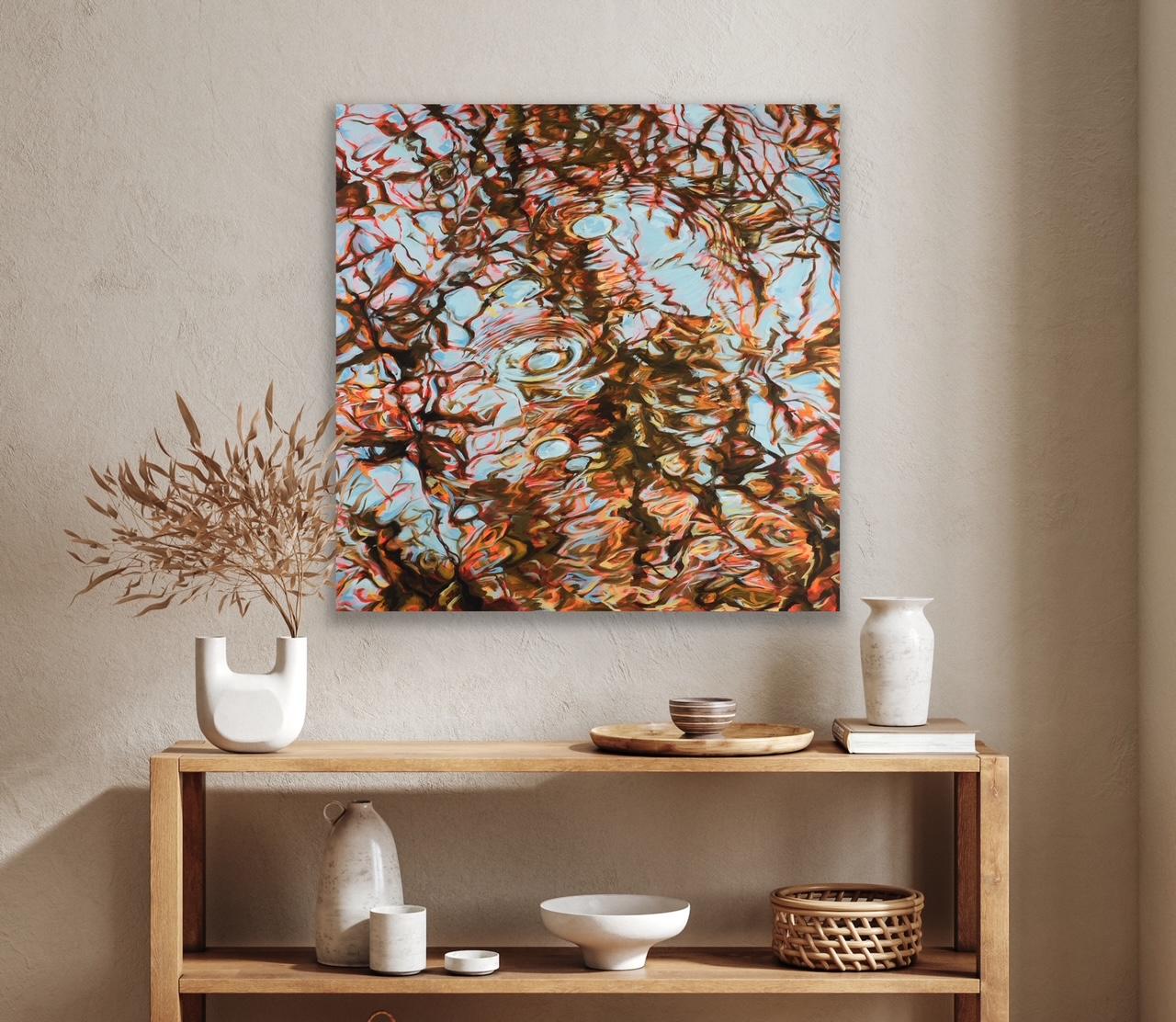 Reste eines Traums – Painting von Elizabeth Geisler