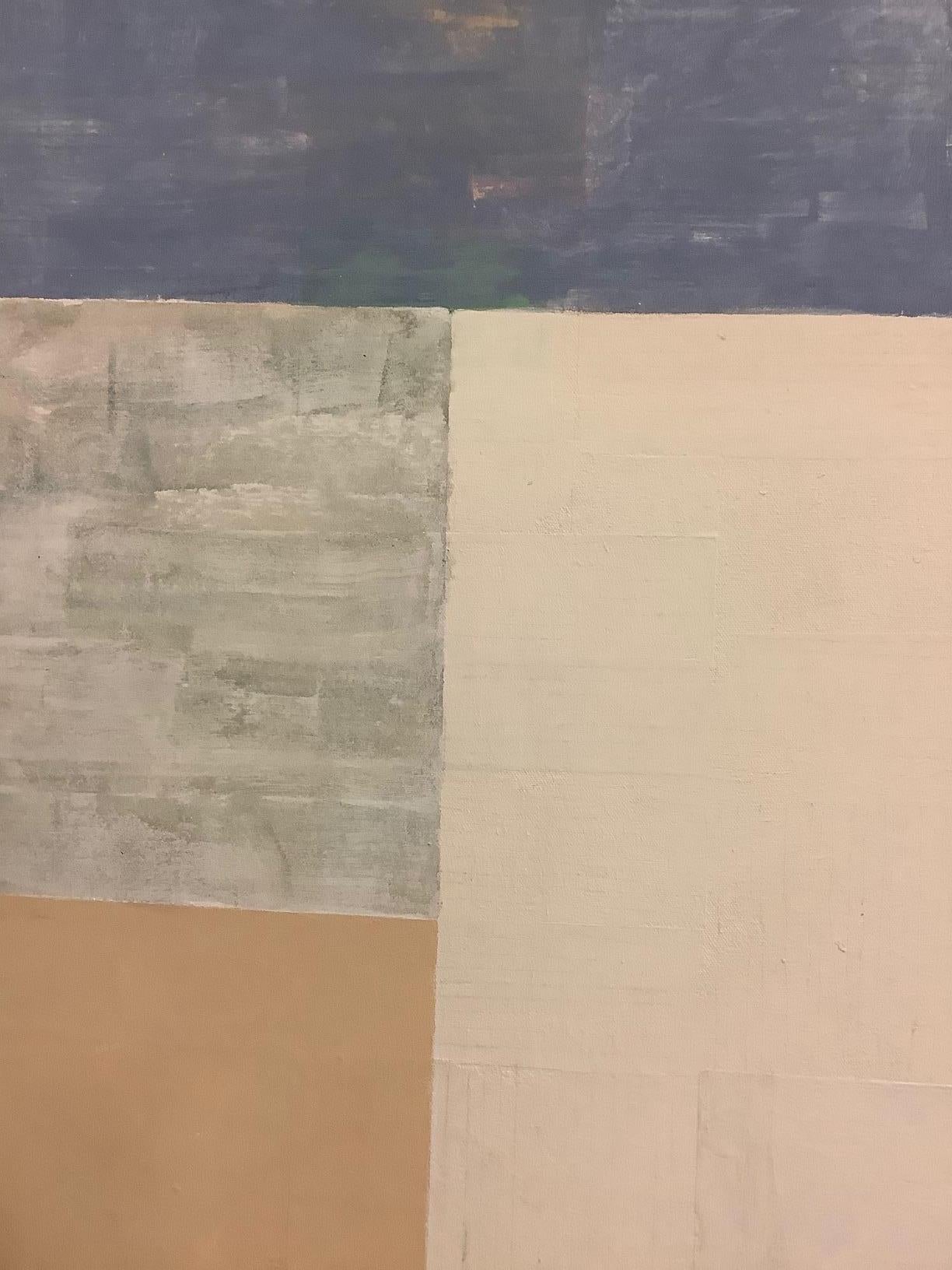 Bruma Two - Géométrique contemporaine abstraite rayures grises brun beige, 2018. en vente 2
