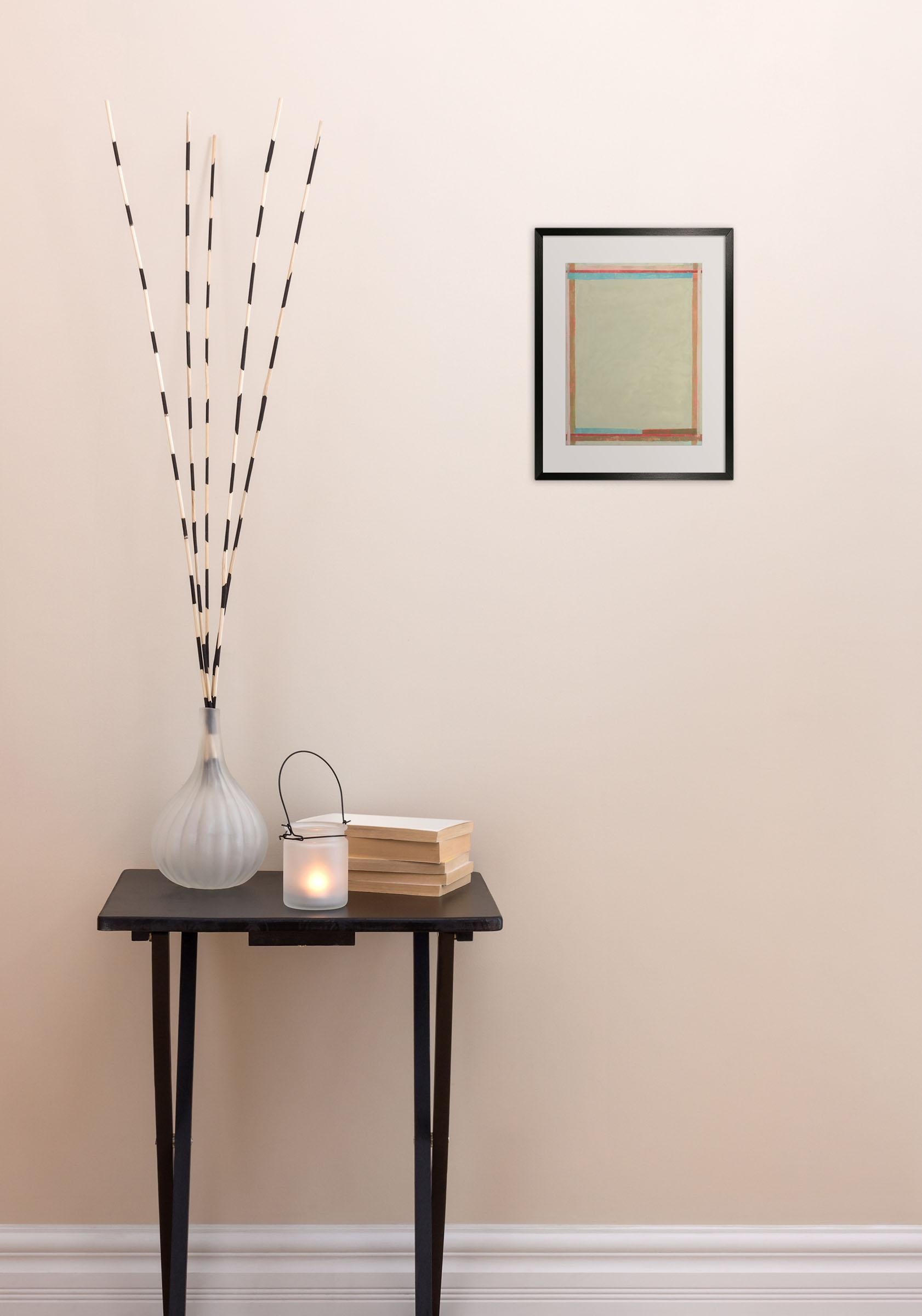 Brauner Tanager 2 (Abstraktes Gemälde) – Painting von Elizabeth Gourlay