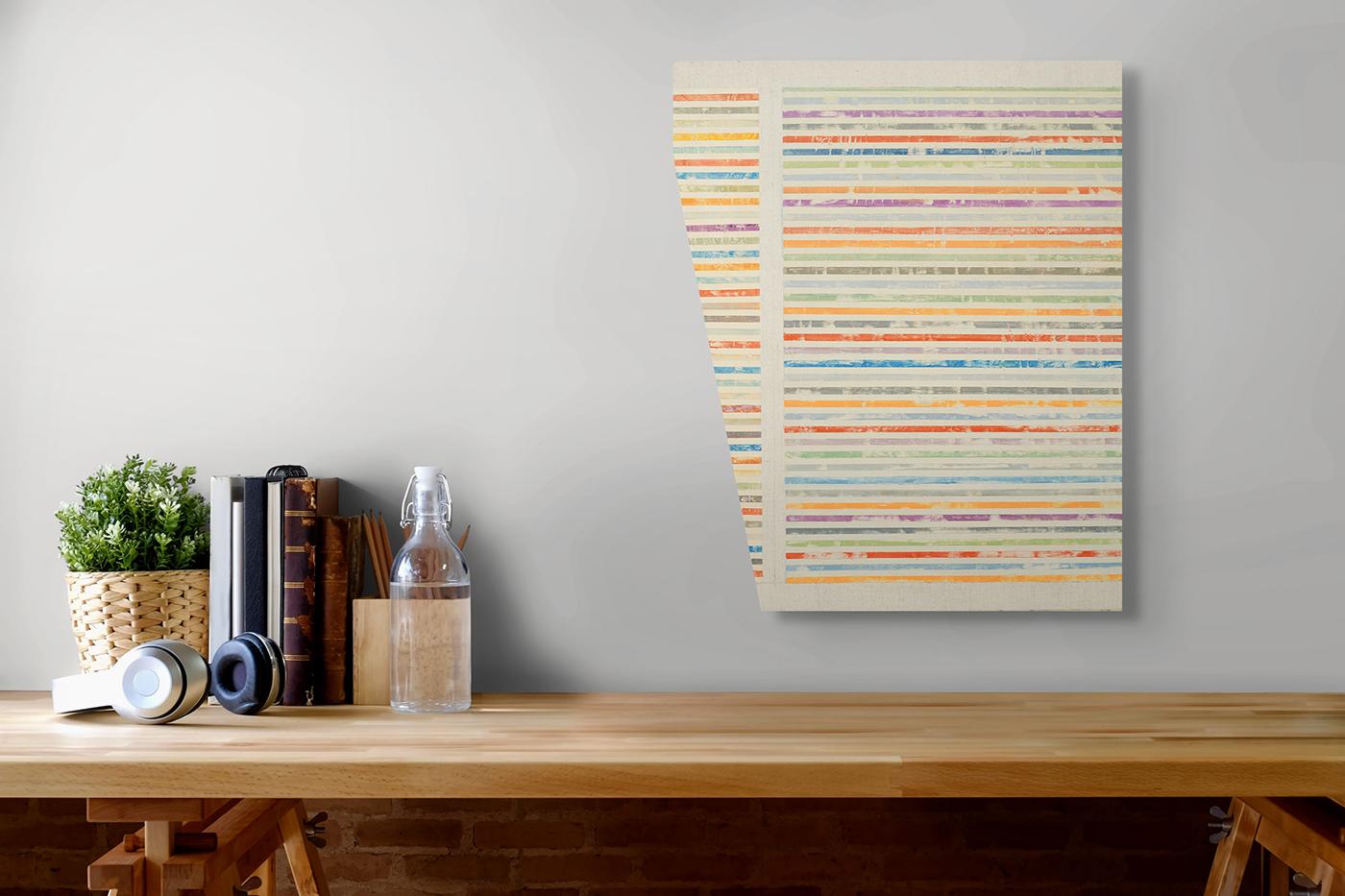 Senza titolo 1 (Pittura astratta) - Painting di Elizabeth Gourlay