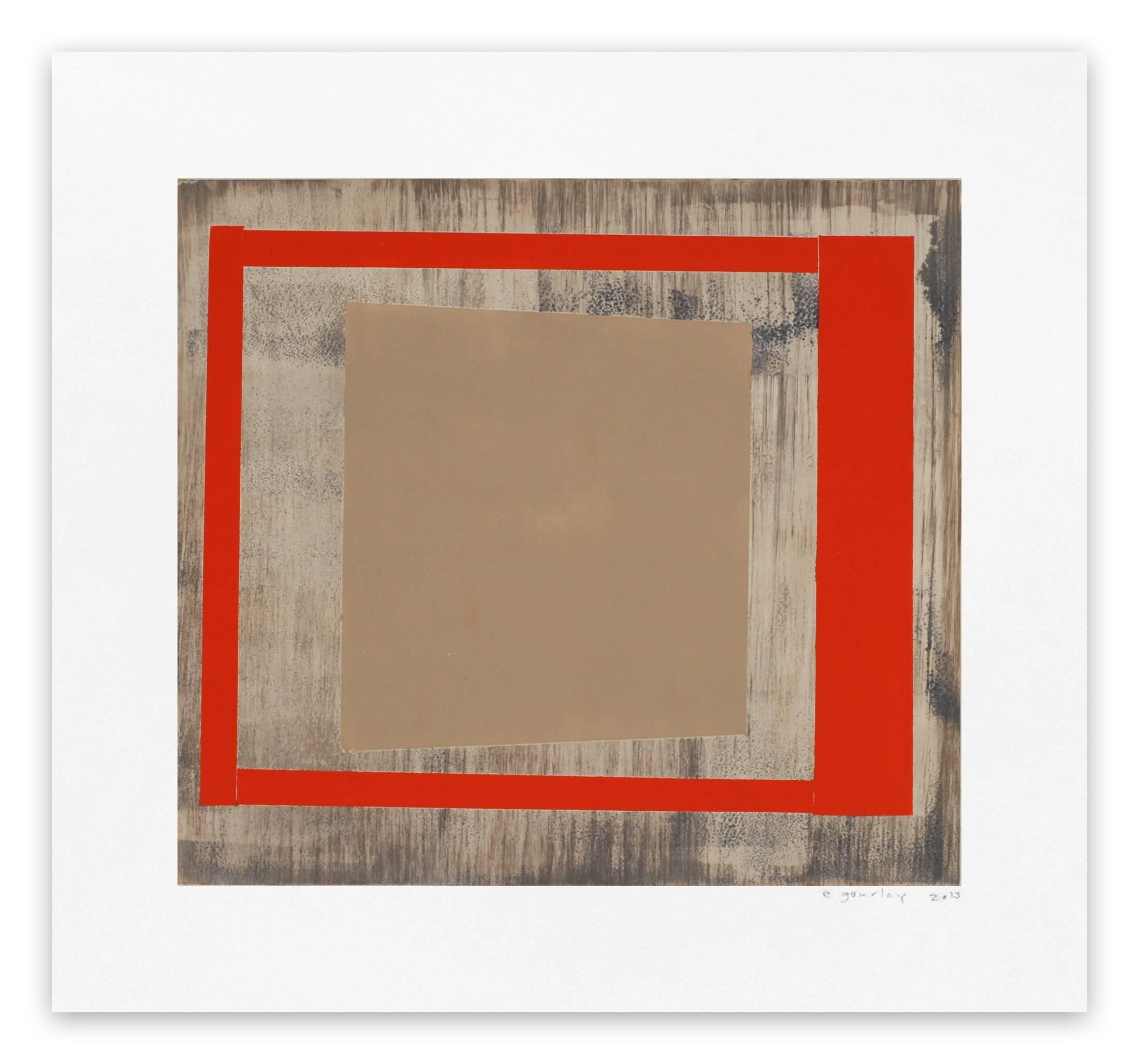 Elizabeth Gourlay Abstract Print - Oak red ash