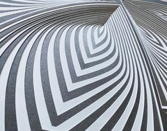 Cut mit Surgical Scalpel auf 2 Ply Museumskarton: 'Silber Schwarz'