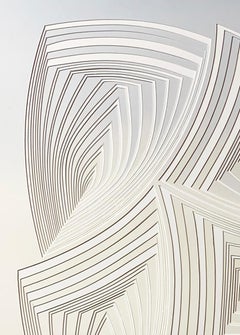 Cut Work, Freehand Cut with Surgical Scalpel, Silk-Screened: 'Soft Fade 2-In'