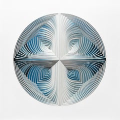 Free Hand, minimaliste, découpé : « Circle Blue Melange Circle »