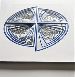 Free-Hand, minimaliste, découpé : « New York Blue Four Piece-In »