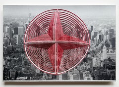 Free-Hand, Minimal, Cutwork : « New York in Red-In »