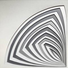 Cut Work, Metal Large Wall Abstract Sculpture: 'Silver Metal-In'