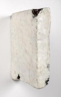 Elizabeth Harris, Remnant 5, Encaustic and Graphite on Canvas and Wood, 2017
