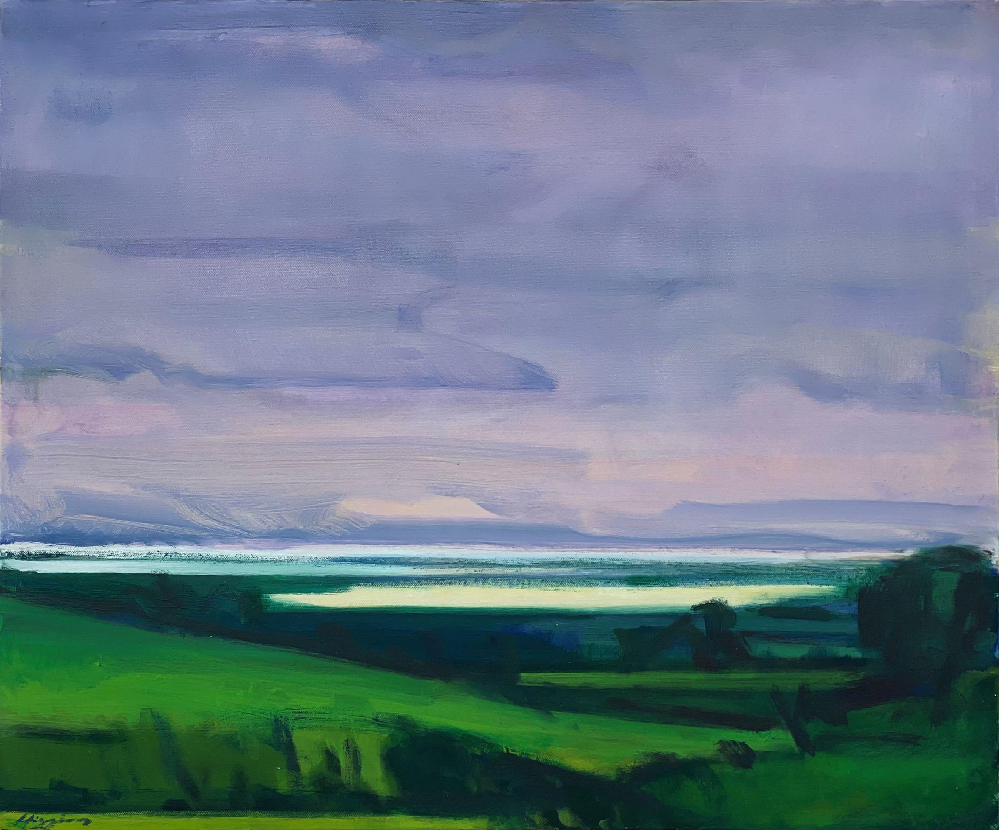 Landscape Painting de Elizabeth Higgins - Amanecer