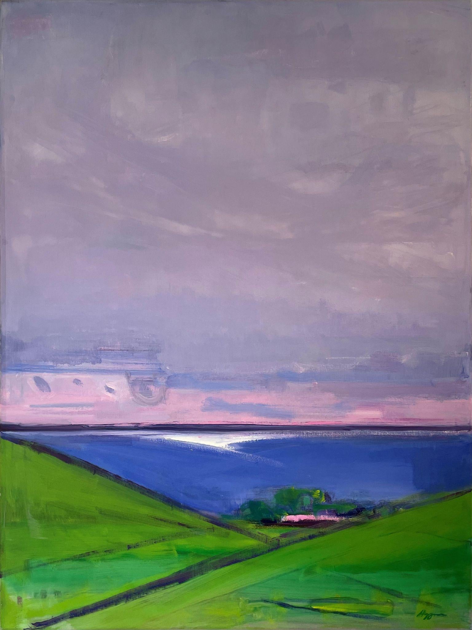 Elizabeth Higgins Landscape Painting - Memory of Bantry