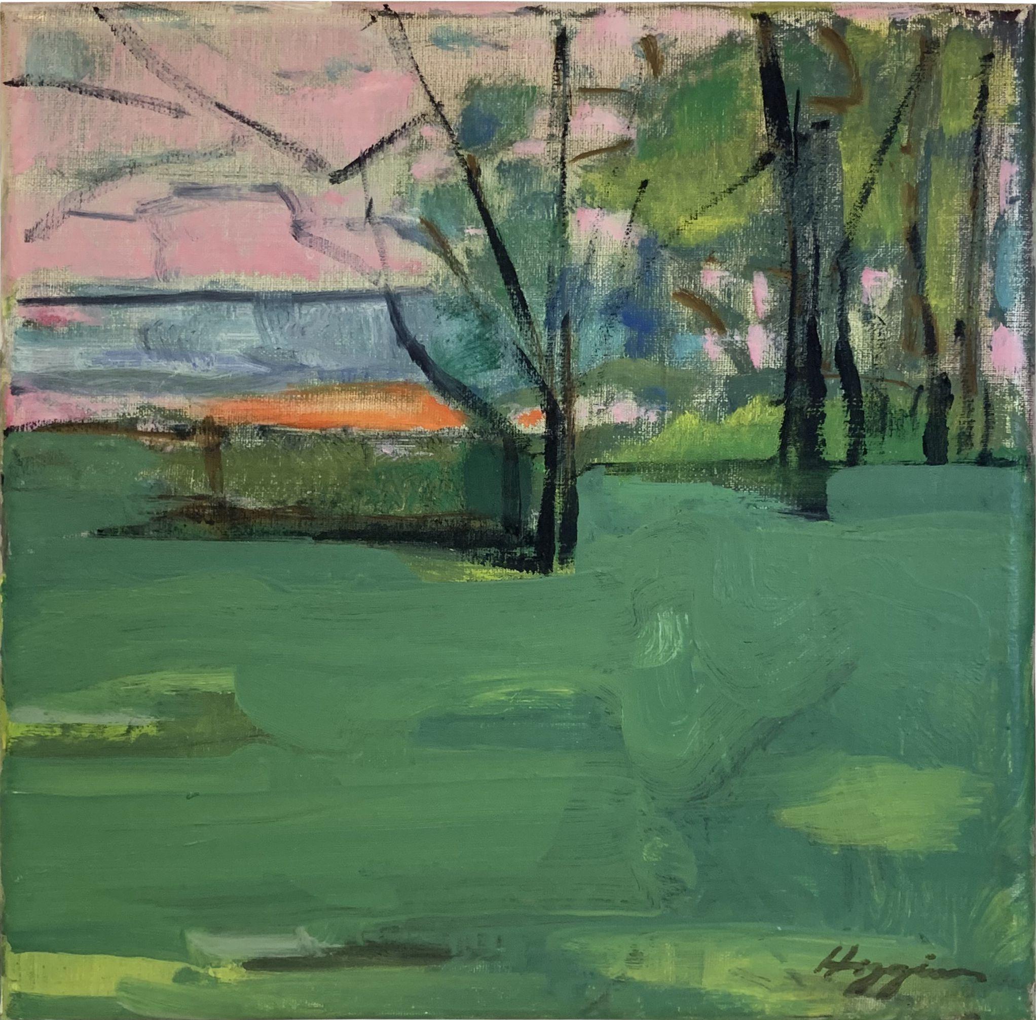Elizabeth Higgins Landscape Painting – Morgenlicht