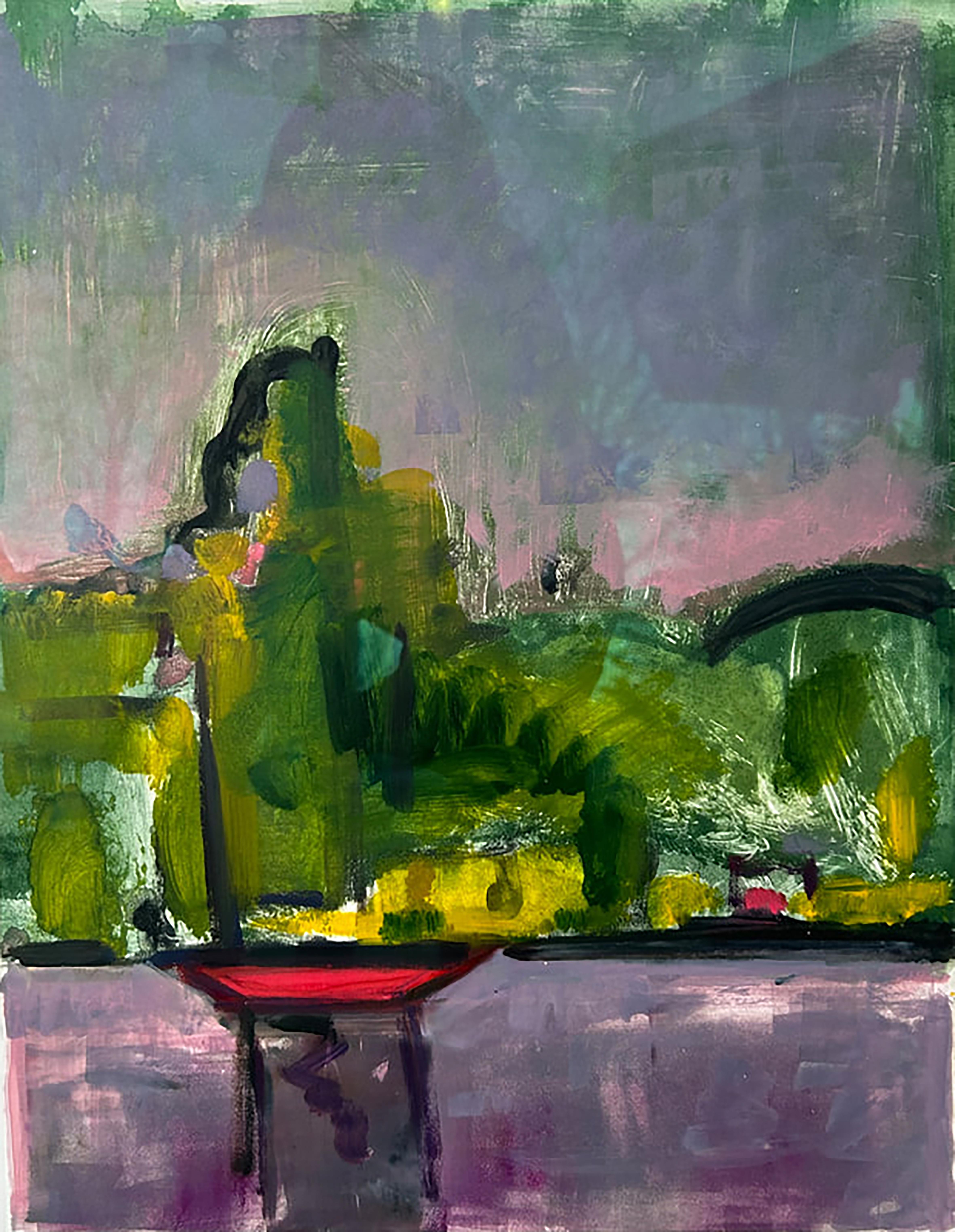 Elizabeth Higgins Landscape Painting - Reflection 