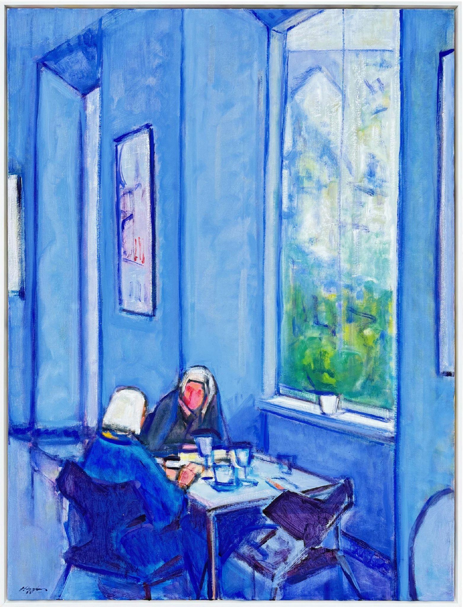 La conversazione II - Painting di Elizabeth Higgins