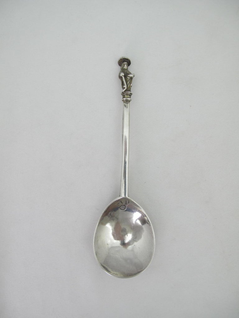 Elizabeth I Apostle Spoon, St James the Less Sterling Silver 1571