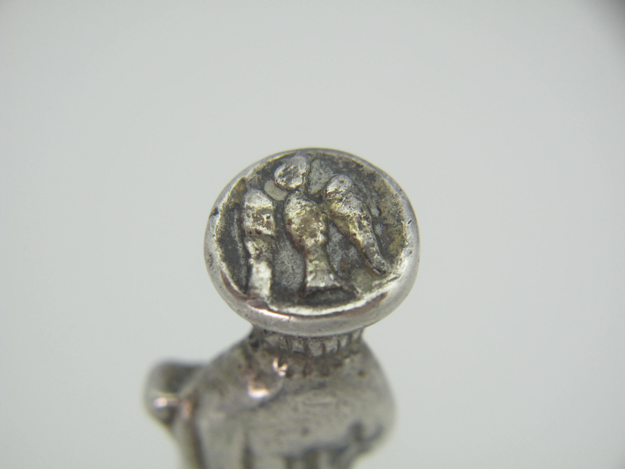 English Elizabeth I Apostle Spoon, St James the Less Sterling Silver 1571 Sotheby Prov. For Sale