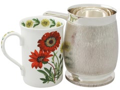 Elizabeth II English Sterling Silver Pint Mug