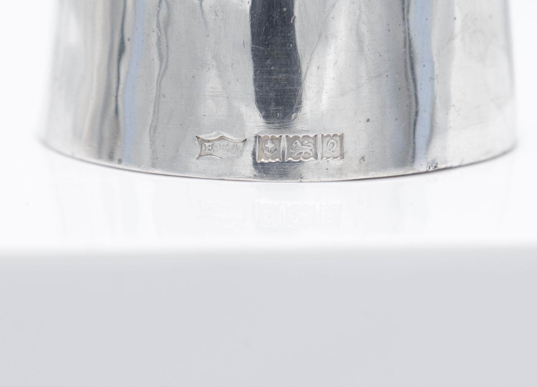 Elizabeth II Modernist Sterling Silber Cruet Set Birmingham 1965 im Angebot 4