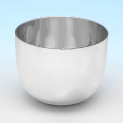 Elizabeth II period sterling silver tumbler cup made by Spink & Son in 1978