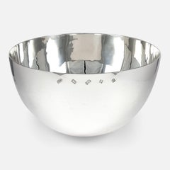 Elizabeth II Sterling Silver Tumble Fruit Bowl, William & Son, 2015