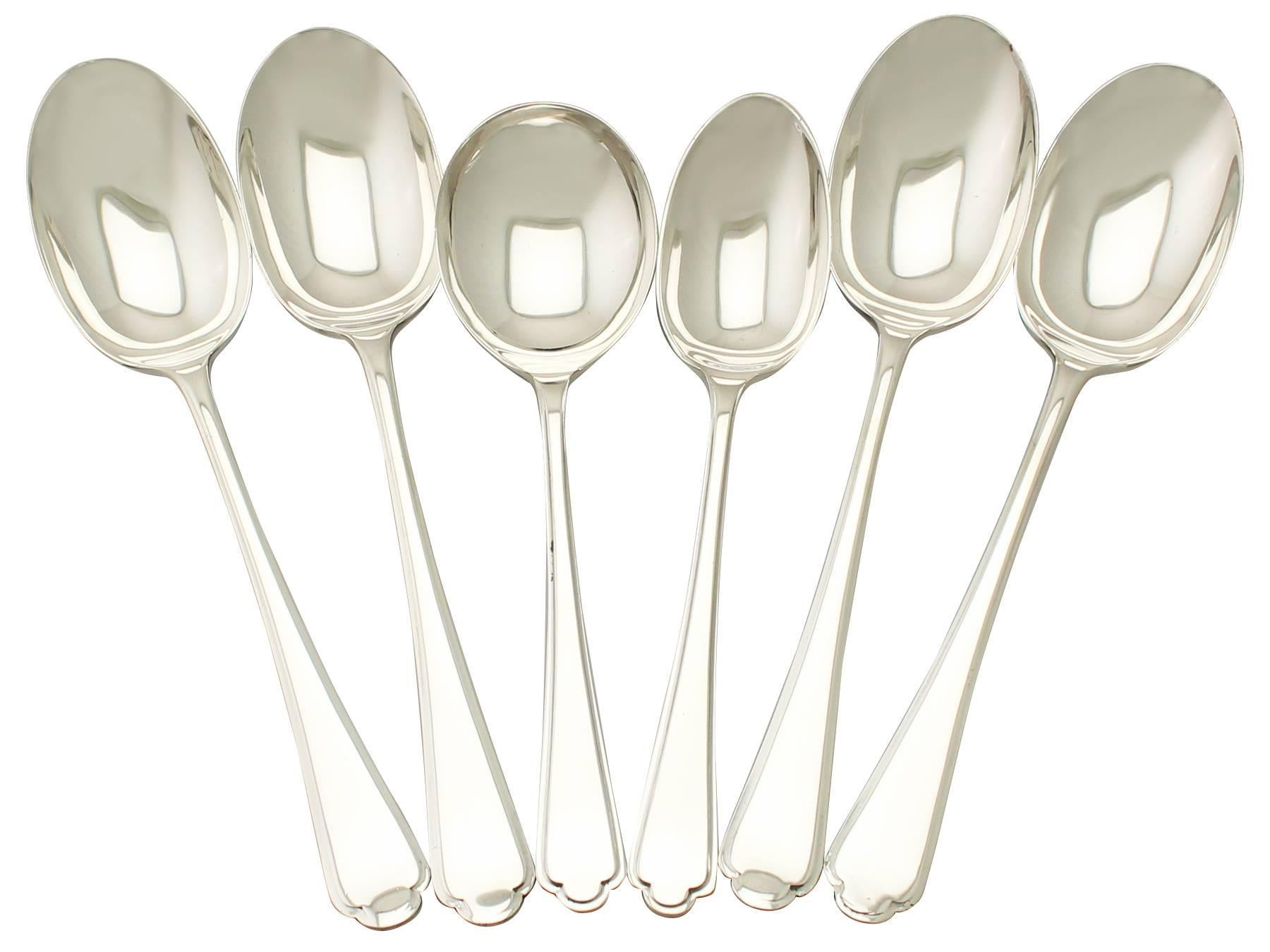 Elizabeth II Sterling Silver Canteen of Cutlery for Eight Persons 1