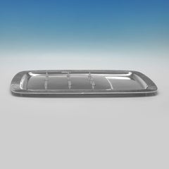 Elizabeth II Sterling Silver Meat Dish by Christopher Lawrence, London 1972