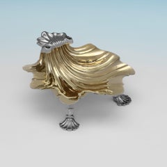 Elizabeth II Sterling Silber Paar Butterdosen, Nayler Brothers, 1978