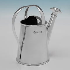 Elizabeth II Sterling Silver Watering Can, Payne & Son, Birmingham 1996