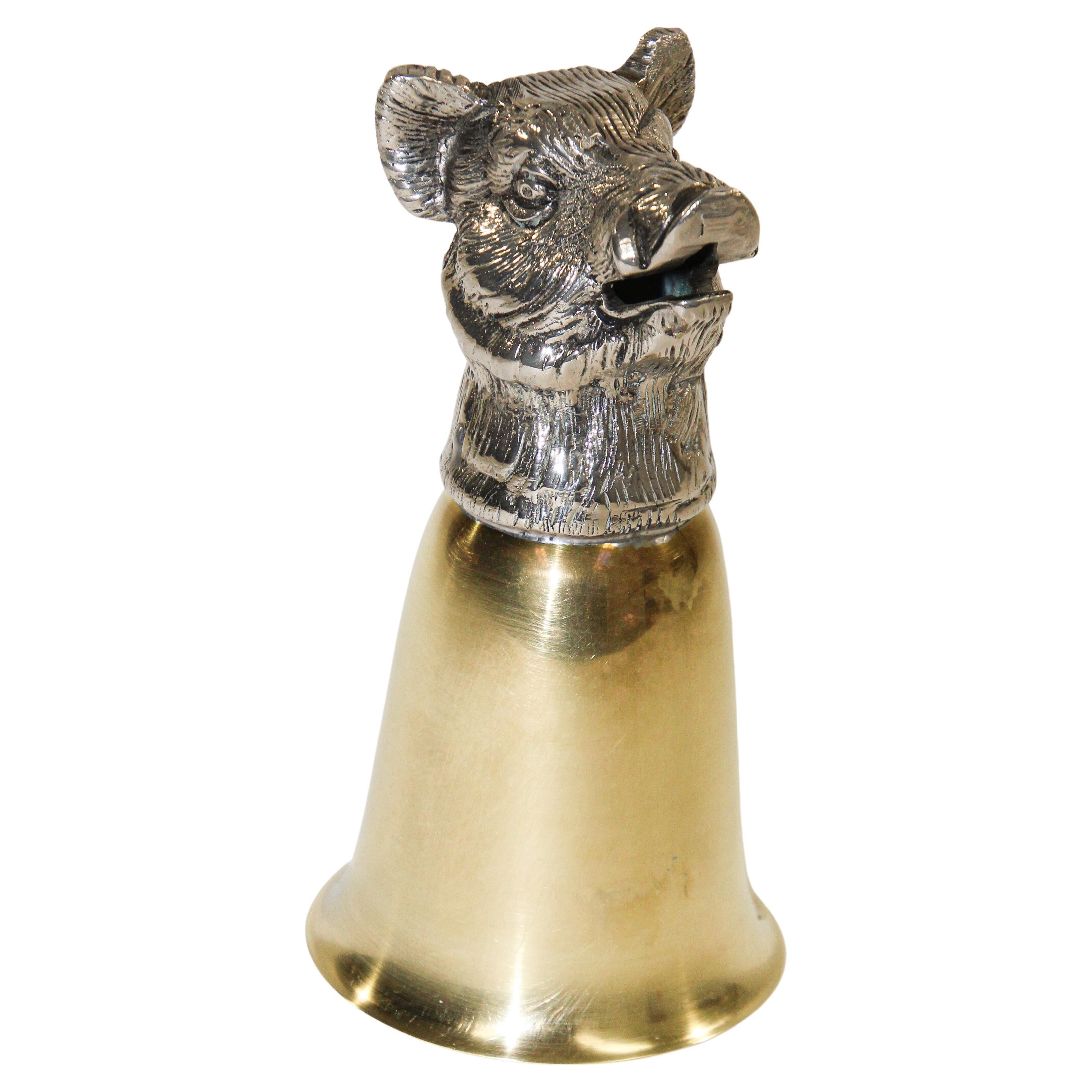 Mauro Manetti Style Boar Head Stirrup Cups For Sale