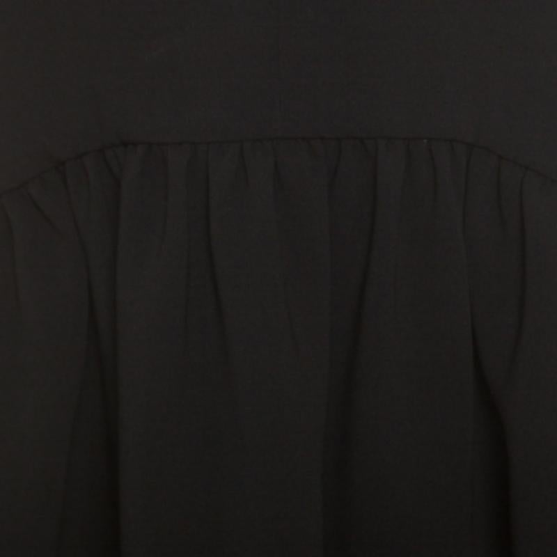 Donna Elizabeth & James Black Crepe Knit Perth Halter Top XS in vendita