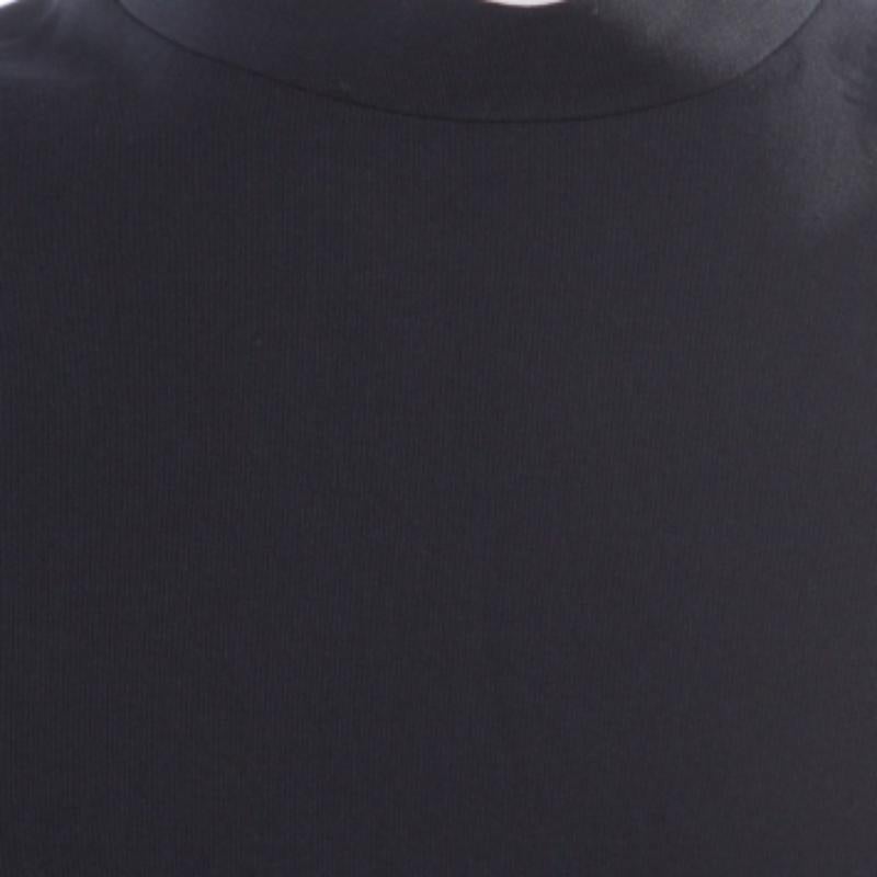 Elizabeth & James - Maglia a Ponte Stretch blu navy Avita Crop Top - S in vendita 1