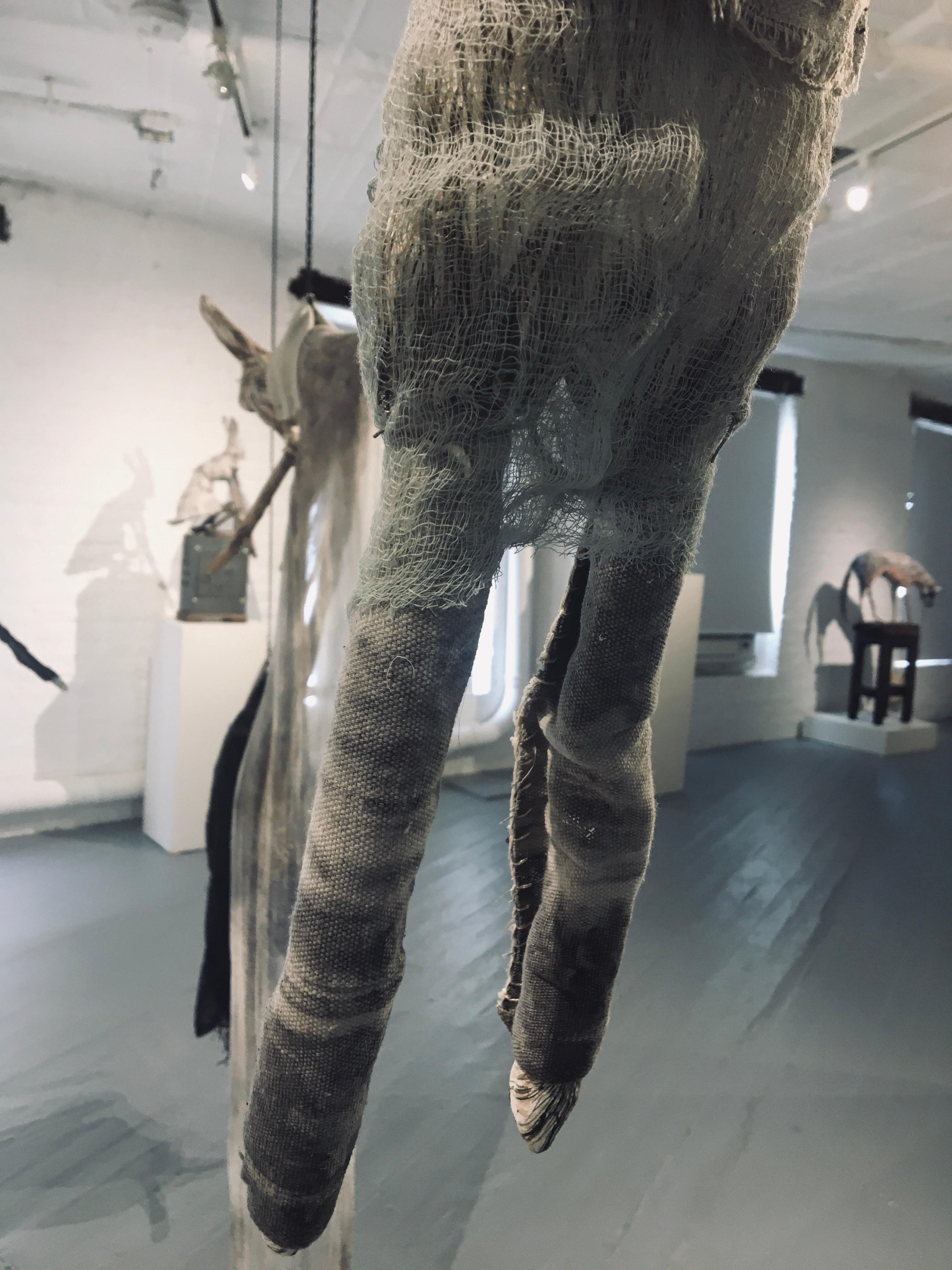 suspended sculptures