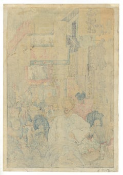 Elizabeth Keith, Street Scene, Soochow in Kiangsu, Japanese Woodblock Print