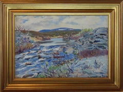 Original Oil on Canvas by Elizabeth Lamorna Kerr 1904 -1990 "Norway"