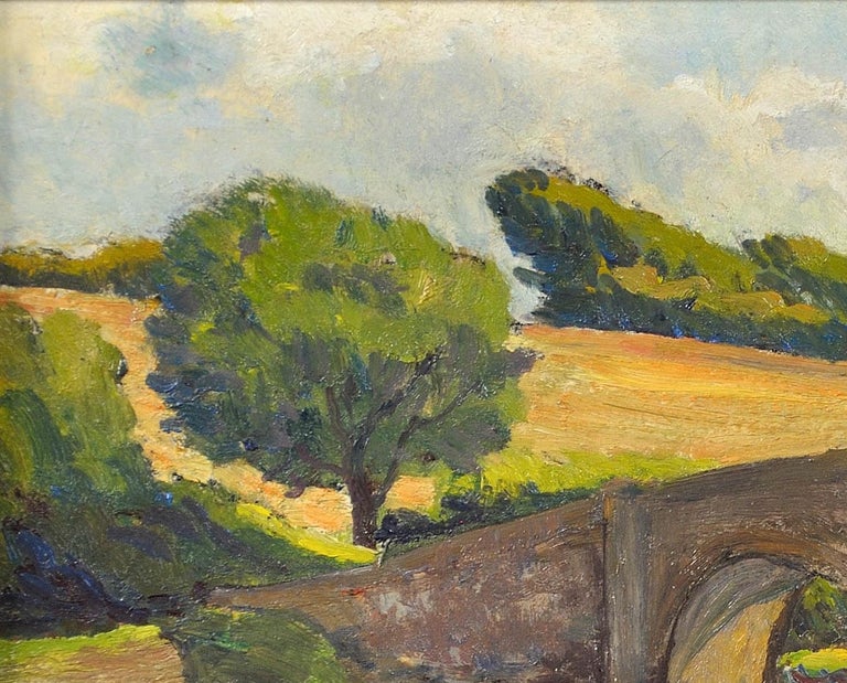 Elizabeth Lamorna Kerr The Bridge of Wool, River Camel, Wadebridge