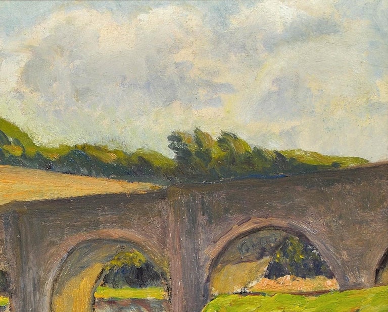 Elizabeth Lamorna Kerr The Bridge of Wool, River Camel, Wadebridge