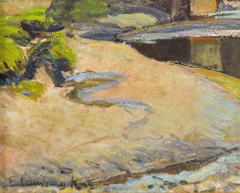 Elizabeth Lamorna Kerr The Bridge of Wool, River Camel, Wadebridge