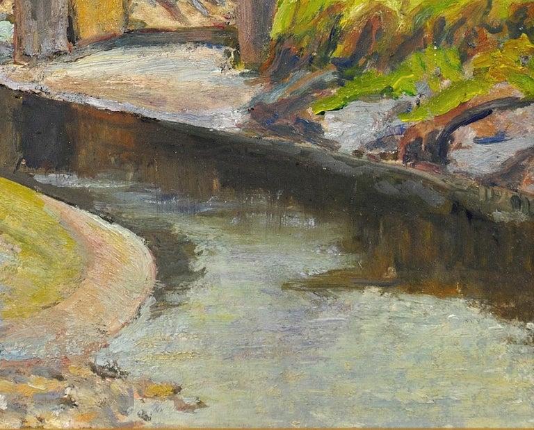 Elizabeth Lamorna Kerr The Bridge of Wool, River Camel, Wadebridge