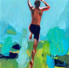 

Mythography 136

 Oil painting of a man jumping with blue and green background