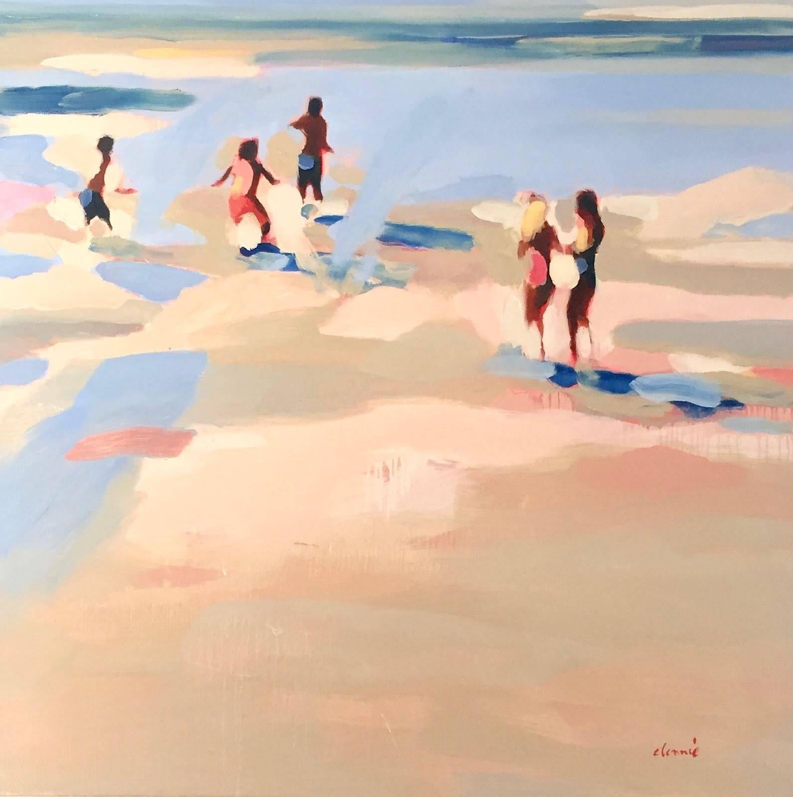 Elizabeth Lennie Figurative Painting - Sandflats