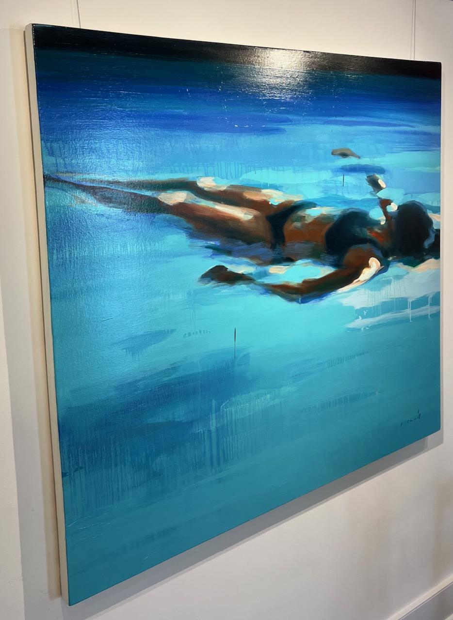 famous painting of lady floating in water