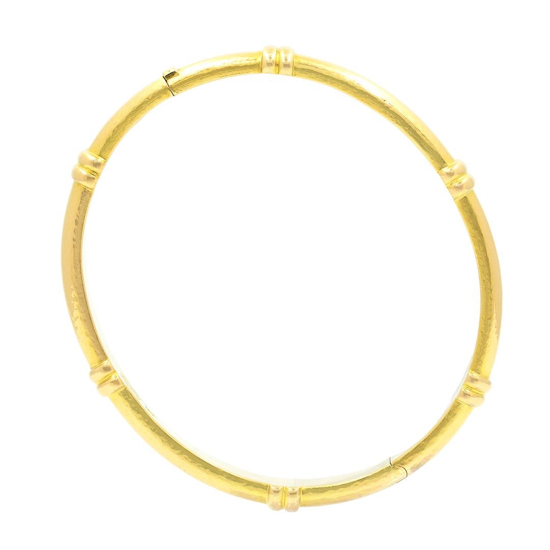 Elizabeth Locke 18k Gold Bangle Bracelet 2